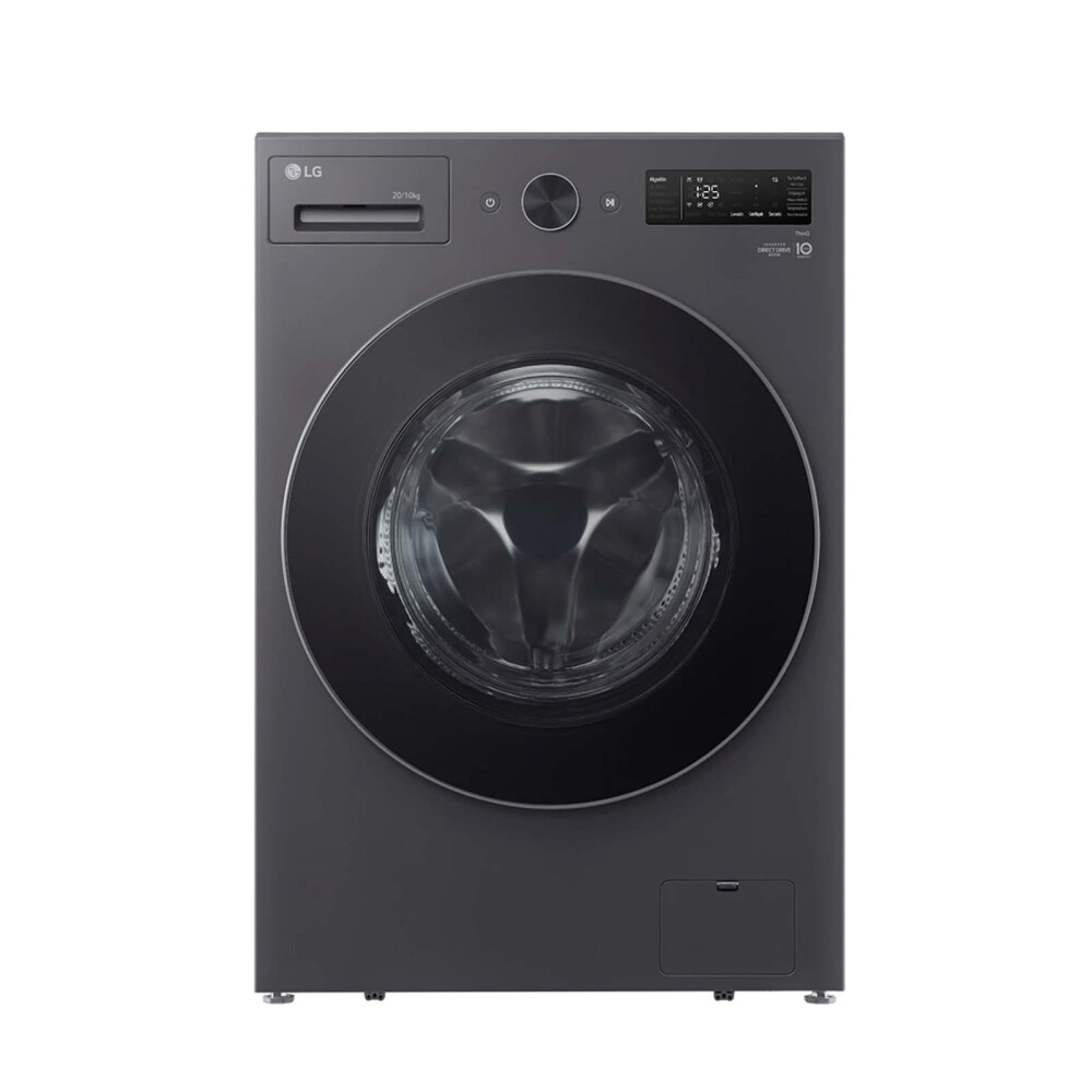 LAVASECARROPAS 20KG/10KG INVERTER NEGRO LG WD20EGNTSPG