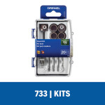 Kit de accesorios de Minitorno Dremel 20 Piezas (Modelo 733) 6 meses / Dremel Unica