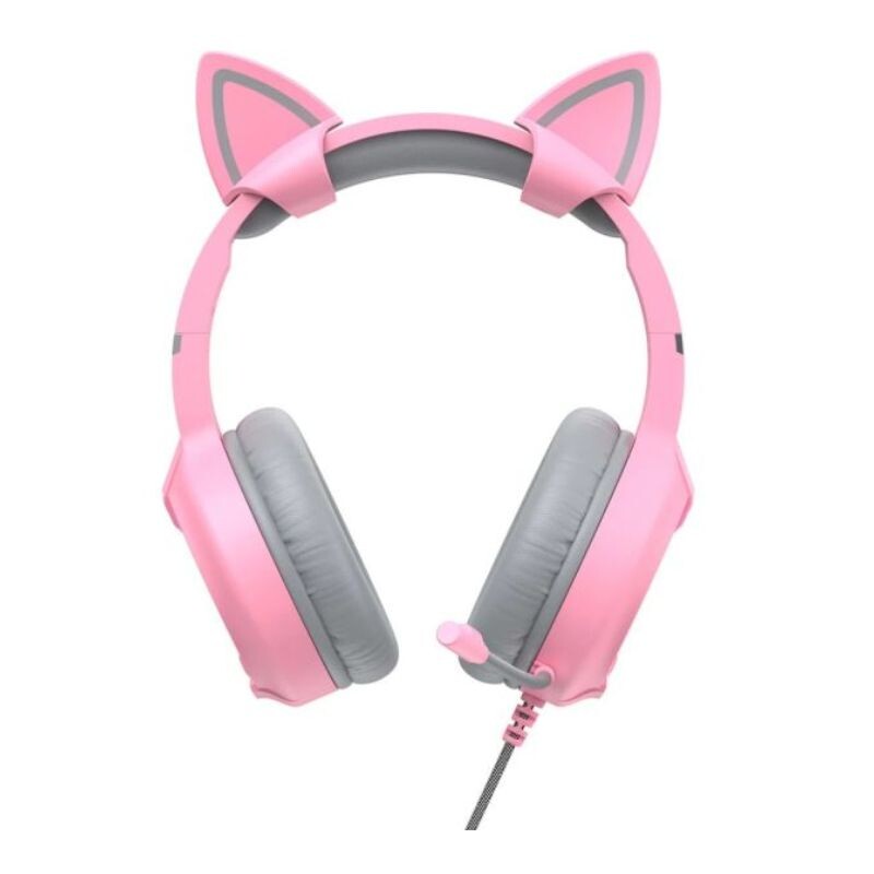 Auricular Gamenote Cat Pink H2233D Mic (Cable) Auricular Gamenote Cat Pink H2233D Mic (Cable)