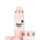 Kit Termo Acero Bala Metalizado 750mL + Mate Folkie Rosado