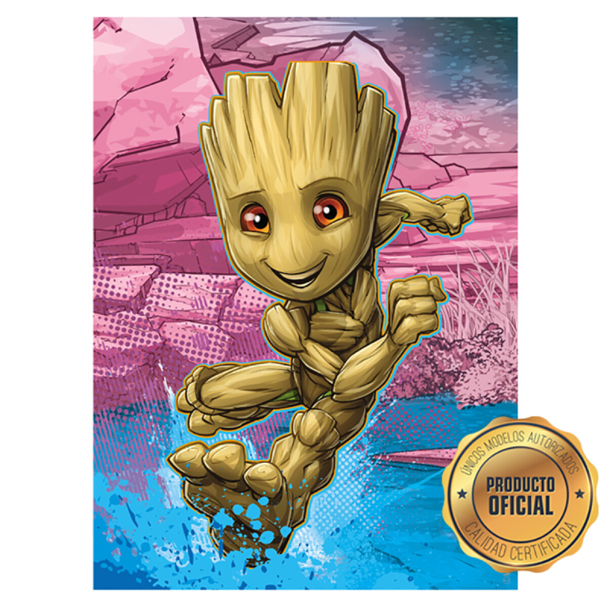 Lámina Avengers Personajes - Groot Rect. 