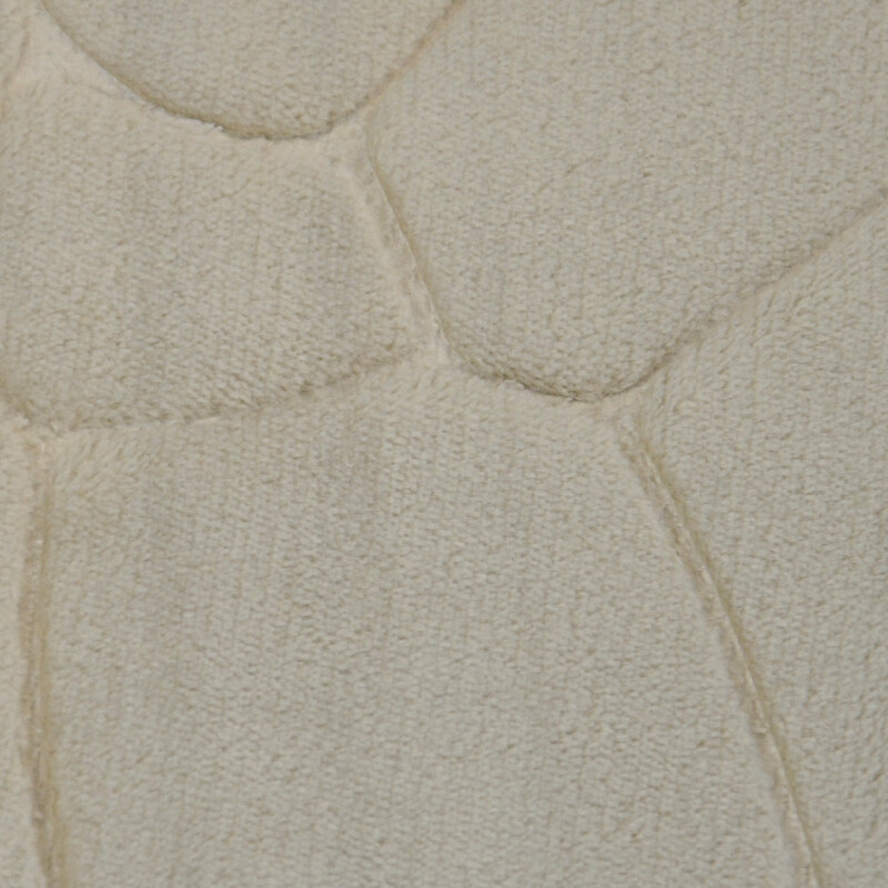 Alfombra de baño 45 x75 diseño piedras BEIGE