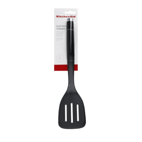 Espátula Ranurada Negra 35 cm KitchenAid Espátula Ranurada Negra 35 cm KitchenAid