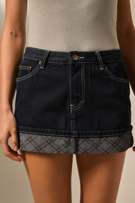 Falda Alunise Azul Indigo