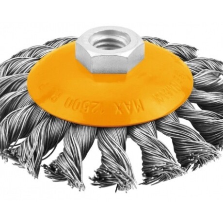 TOLSEN CEPILLO COPA CHATO TRENZADO INDUSTRIA AMOLADORA 100MM Tolsen Cepillo Copa Chato Trenzado Industria Amoladora 100mm