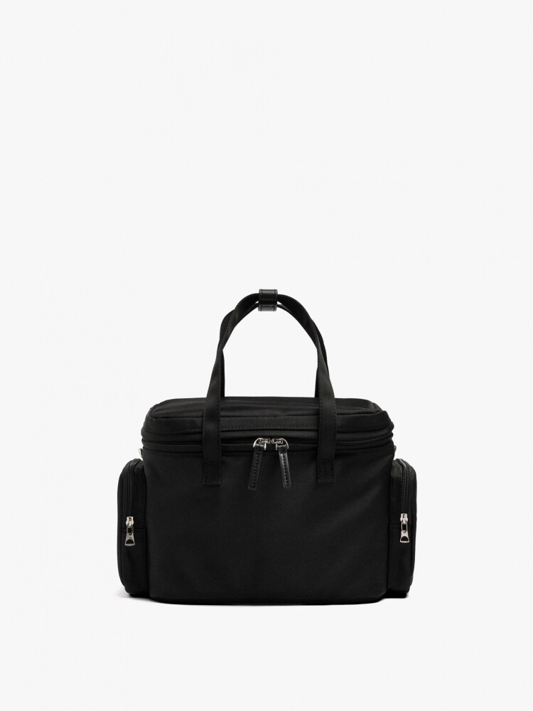 Bolsa Porta-Alimentos Lisa De Nylon negro