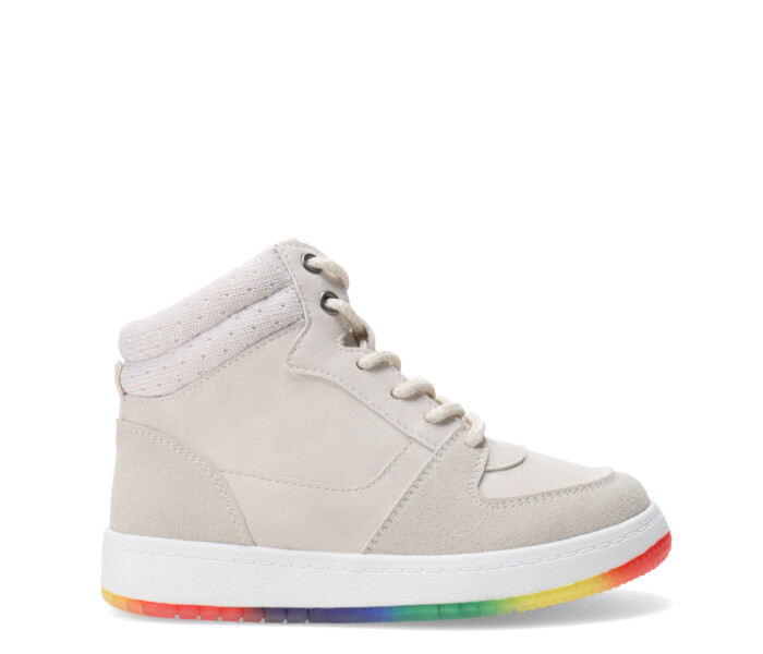 Botas de Niña MINI Miss Carol ARKANSAS acordonada Beige