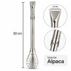 Bombilla de Alpaca Gruesa 20cm Opcion 2
