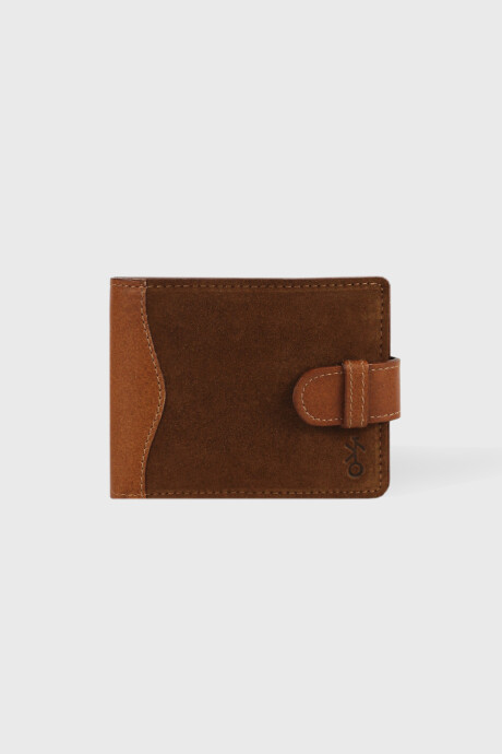 Billetera Jacinto con Pasador Camel