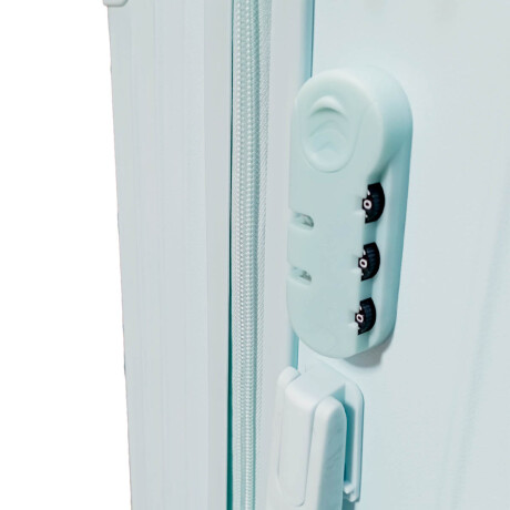 Valija Rígida 24'' Resistente Impermeable 4 Ruedas Celeste