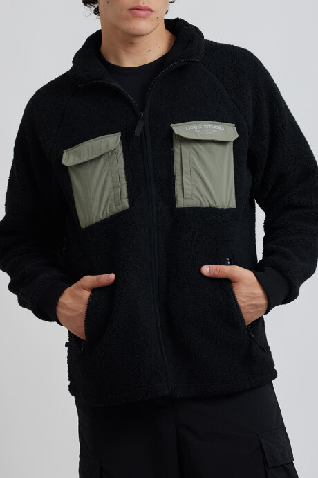 CAMPERA KEIRAN ( SHERPA ) DIXIE Negro