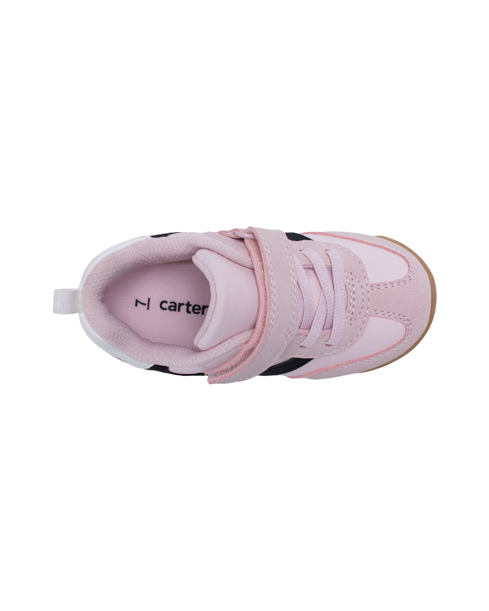 Championes con velcro, rosados Sin color