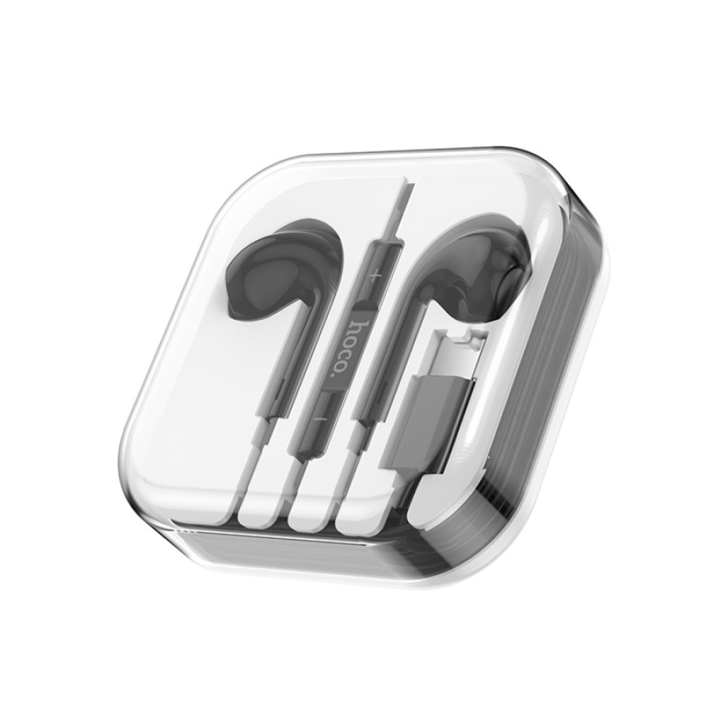 Auriculares de metal con cable USB tipo C en la oreja Auriculares