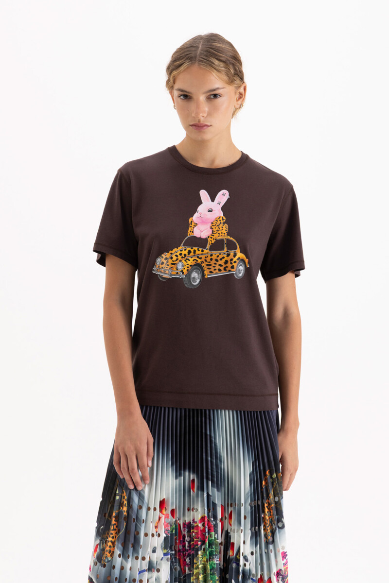 REMERA RABBIT Chocolate