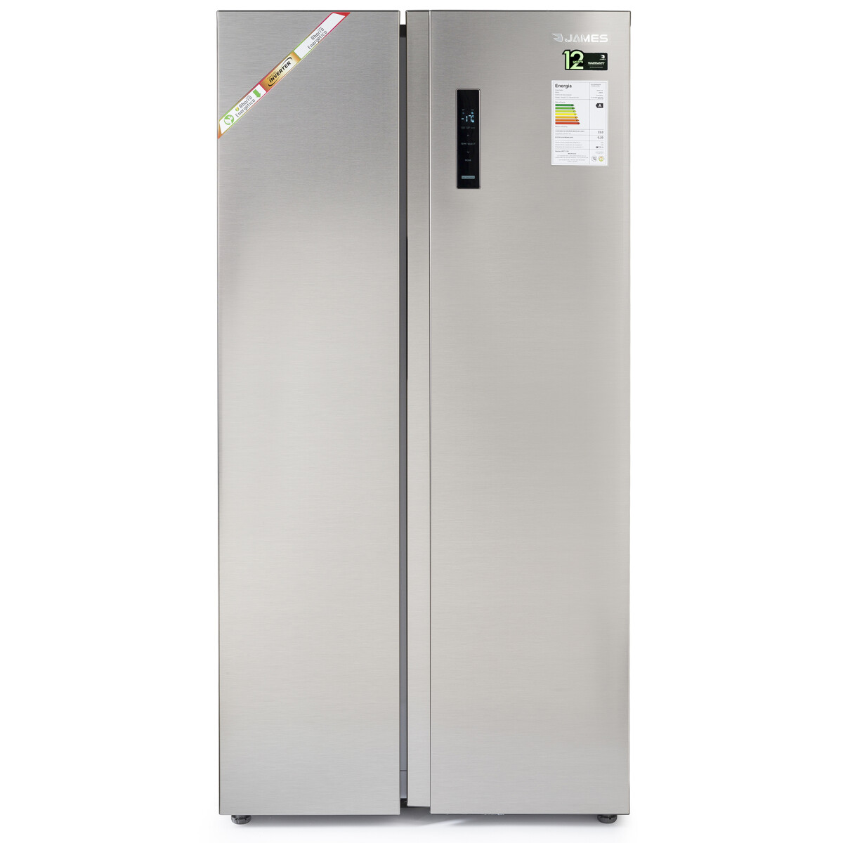Refrigerador James RJ 45M SBSi Frío Seco Dark Inox 