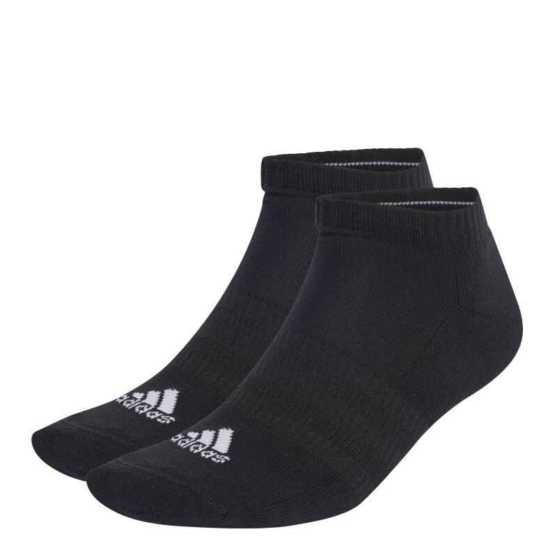 Medias Unisex Adidas x3 Low Negro - Blanco