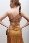 Diagonal Dress Mostaza
