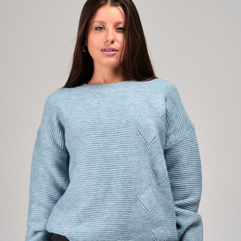 Buzo tejido Slowly Blue