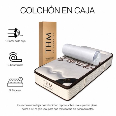 Sommier 1 Plaza HAMPTONS Palladium 80X185 Gris