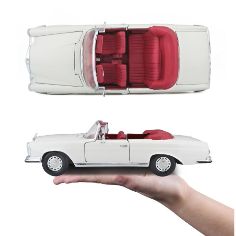 Auto de Colección Maisto 1967 Mercedes Bens 280SE Cabrio Escala 1:18 U