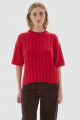 Knit T-shirt Jody Rojo