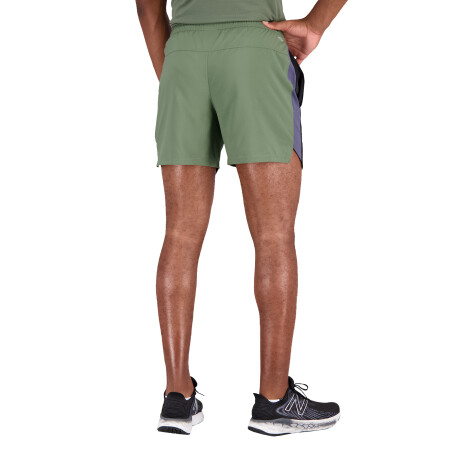 Short New Balance de hombre - ACCELERATE 5 INCH - MS23228DON GREEN