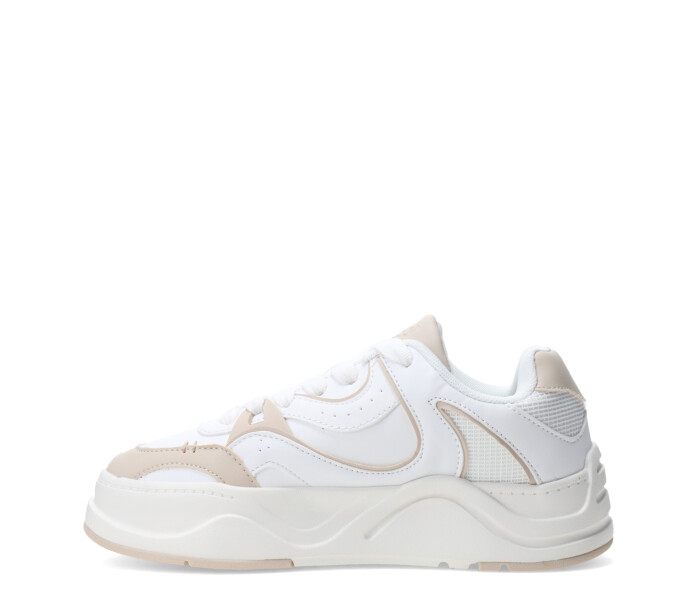 Championes de Mujer Miss Carol CARMELO acordonado Blanco