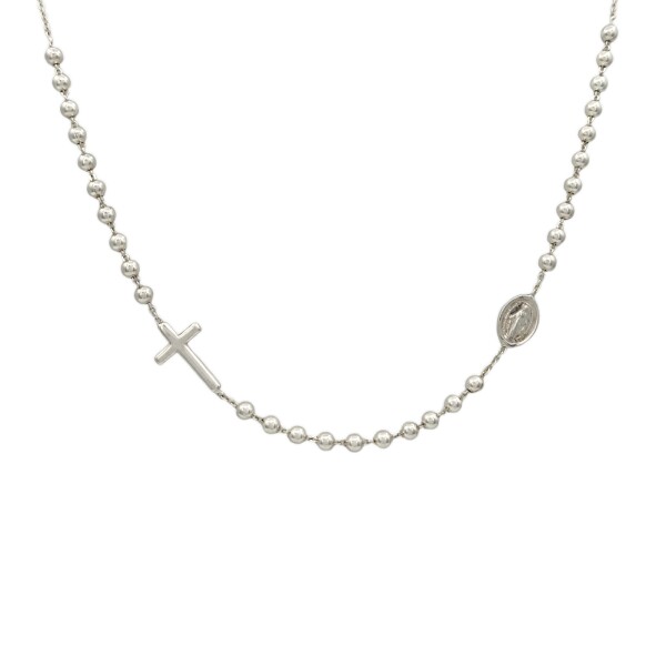 Rosario Denario - Plata 925 - Sin Piedra - RO3013 - Adulto - Sinpiedra