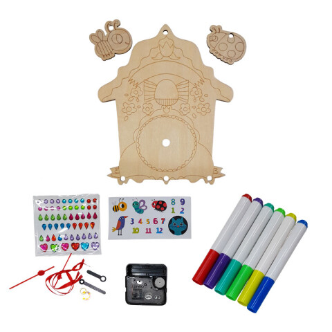 Reloj de madera a pila para armar y decorar DIY Reloj De Madera A Pila Para Armar Y Decorar Diy