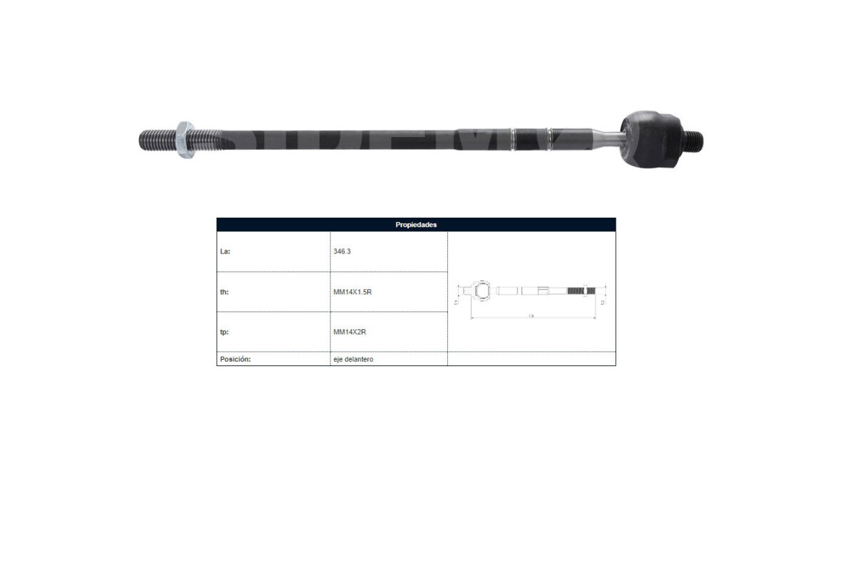 Mate Ford Focus 99-05 Der/Izq Mate Ford Focus 99-05 Der/Izq