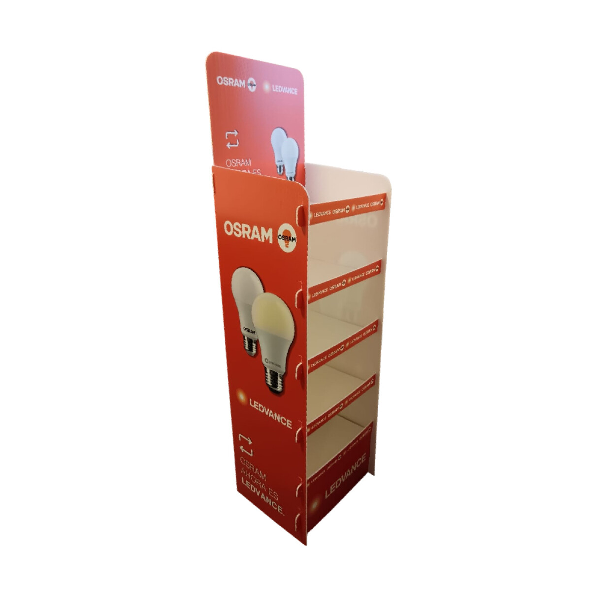 Exhibidor Ledvance/Osram – 5 Estantes 