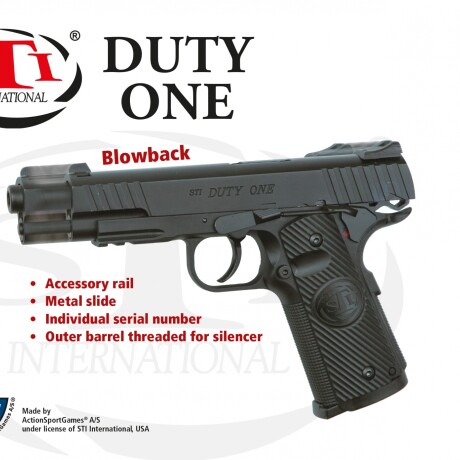 Pistola STI Duty One Con Blowback Co2 4,5mm - ASG Pistola STI Duty One Con Blowback Co2 4,5mm - ASG