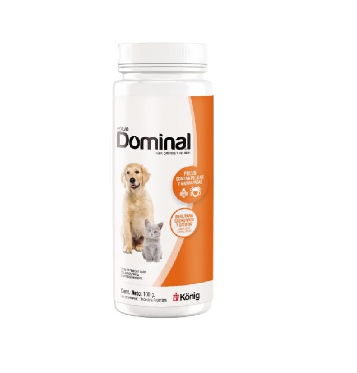 Talco Antipulgas Dominal 100gr 