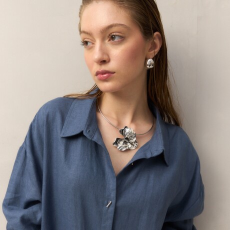 VESTIDO BASILE Indigo