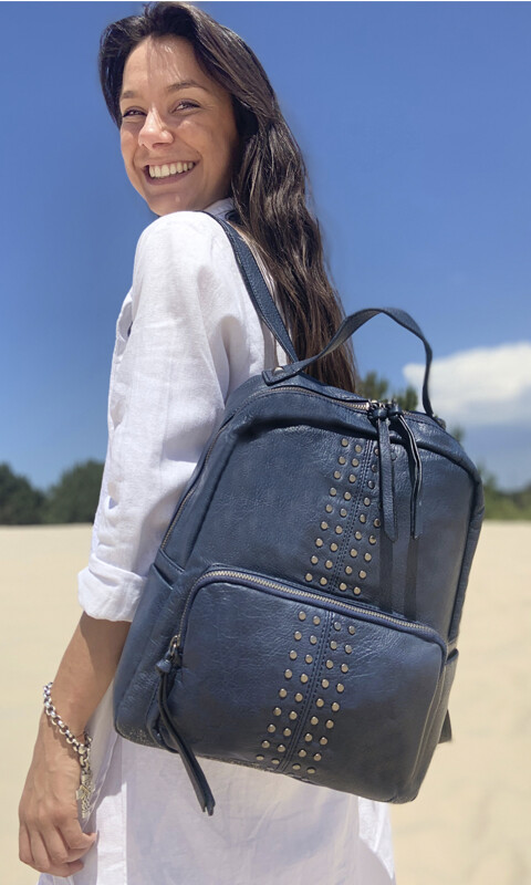 MOCHILA SIRACUSA AZUL MARINO