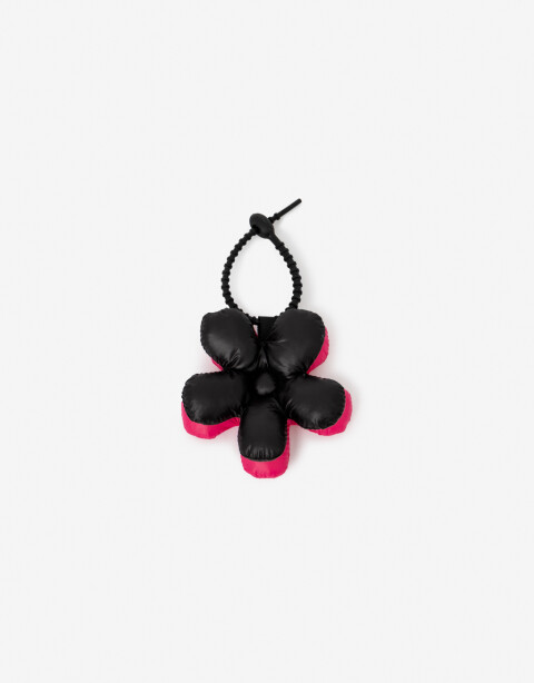 Llavero Cozy Llavero Y Bag Charm Flor Puffy - Combinacion Multicolor