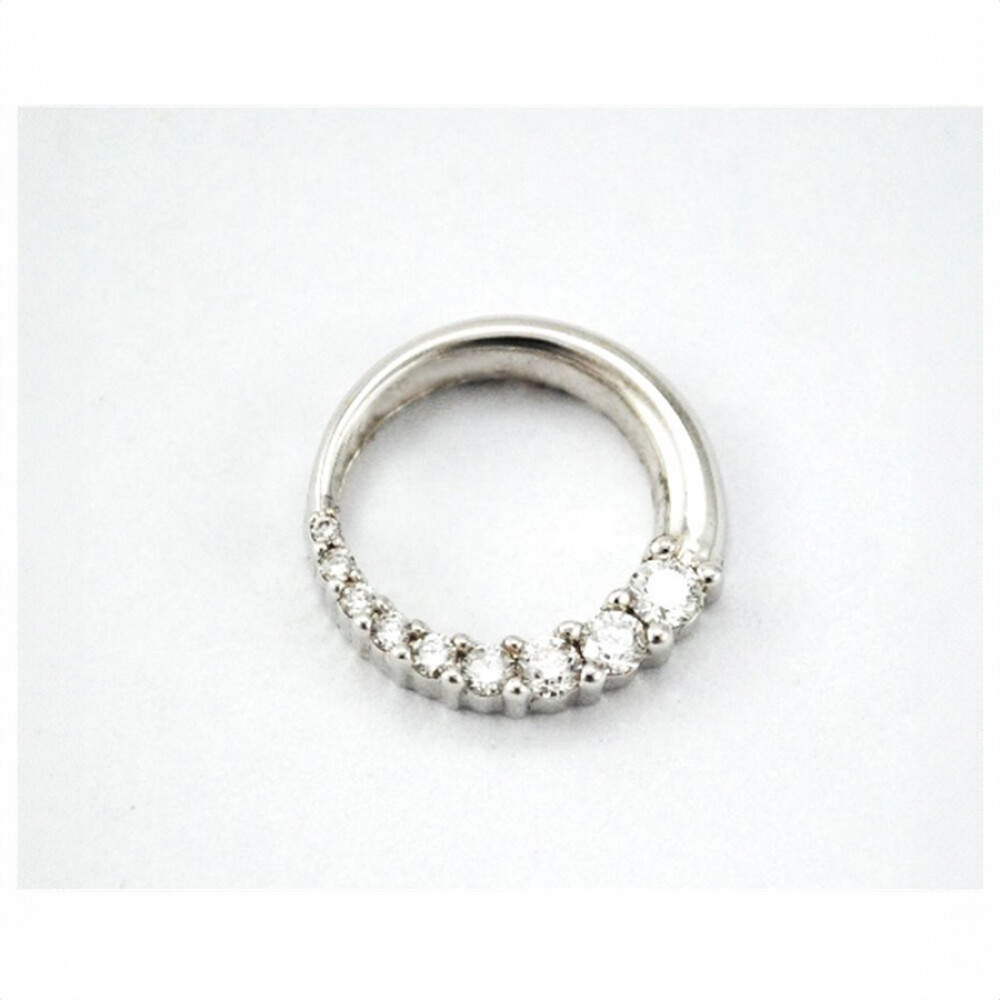 Dije Pasante Oro Blanco 18 K Con Brillantes Dije Pasante Oro Blanco 18 K Con Brillantes