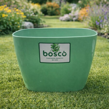Maceta Cuadrada 18Cm Umbra Verde Maceta Cuadrada 18Cm Umbra Verde
