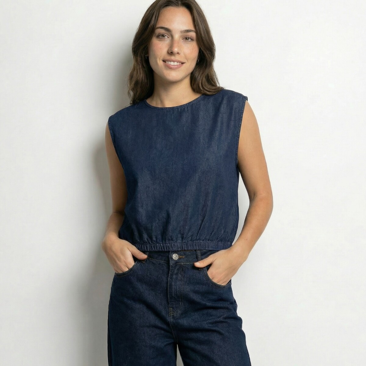 Blusa de Denim. 