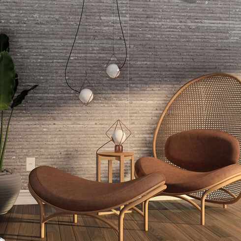 PORCELANATO PARA PARED 60X120 PIEDRA GRIS MATE RECTIFICADO GAMAS DE GRIS