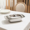 MANTEQUERA CON TAPA ACERO INOX CORRINA 18.5X12.5CM MANTEQUERA CON TAPA ACERO INOX CORRINA 18.5X12.5CM