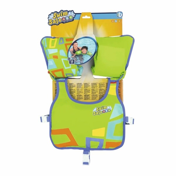 Flotador Salvavidas Niños Bestway Inflable Chaleco Brazos Variante Color Verde