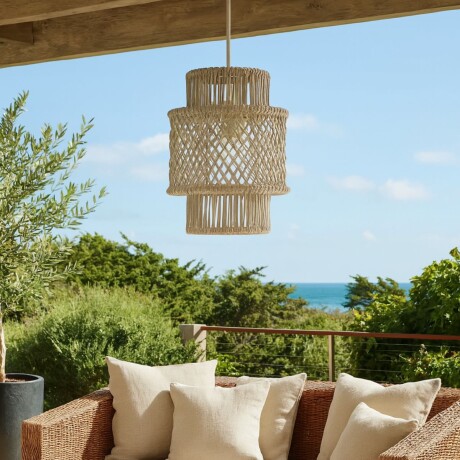LUMINARIA DE TECHO KENIA BEIGE - UNICO