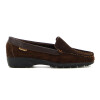 Mocasín Country de Mujer Gamuza 24hs Ibiza Chocolate