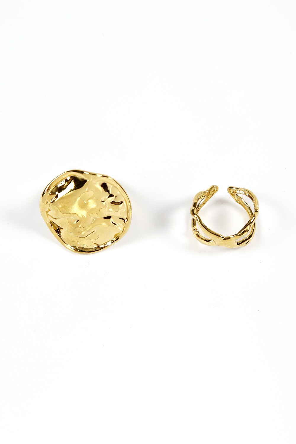 Anillo Ako, Set X2 Dorado