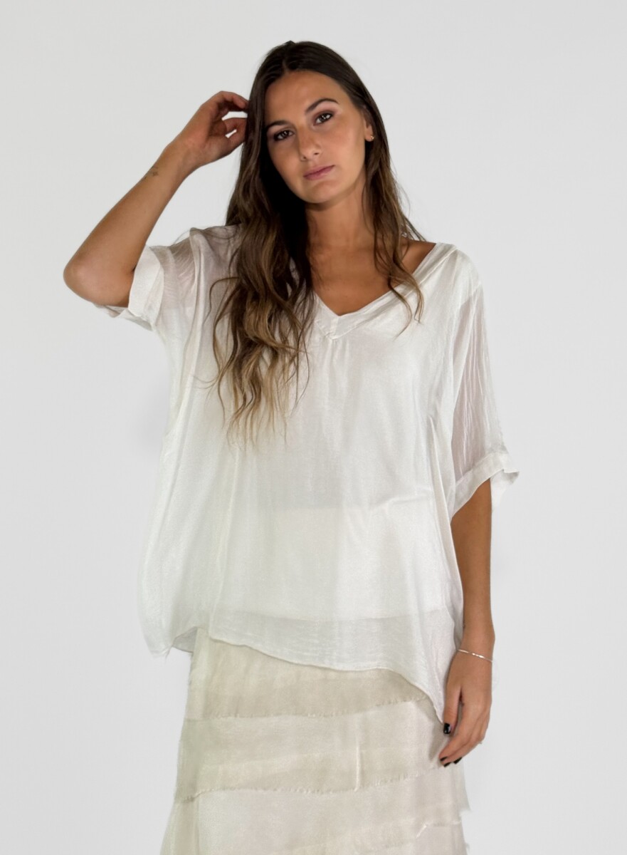 BLUSA VERONA - CRUDO 