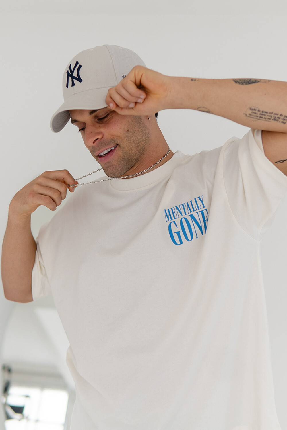Remera Pulau Mentally Gone Blanco