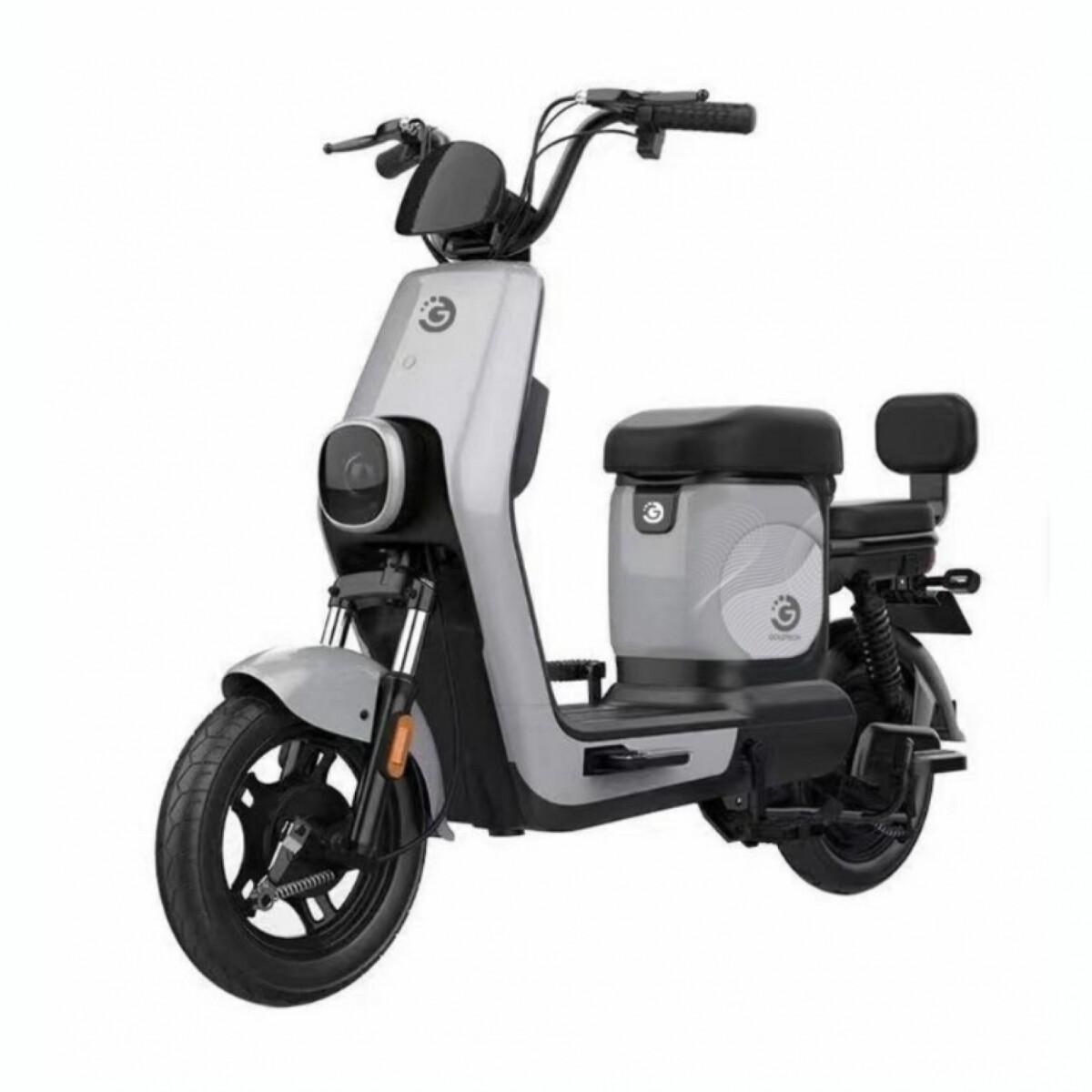 Moto Eléctrica GOLDTECH 500W Velocidad Máxima 45Km/H Doble Asiento - Negro 
