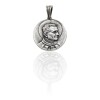 Dije San Juan Bosco-Plata 925 quemada-Sin Piedra-CP3052 - Adulto - Sinpiedra