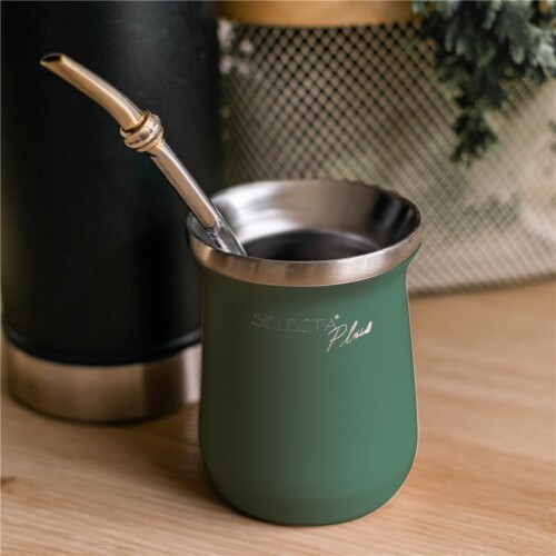 Mate Acero Inox.230Ml.Verde Verde